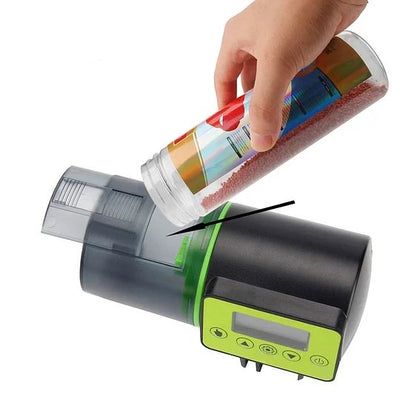 Automatic Fish Feeder With LCD Timer For Convenient Feeding