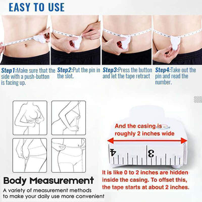 Automatic Measuring Tape Retractable Durable Measuring Tool For Home