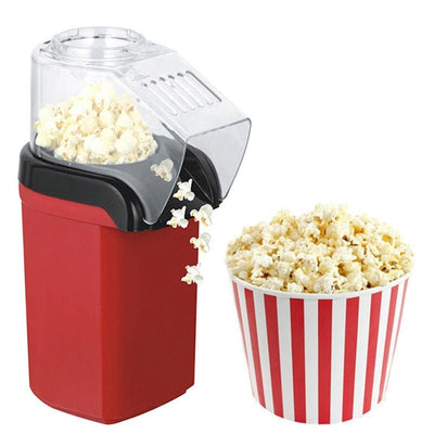Automatic Popcorn Machine Mini Electric Popcorn Popper Oil Free