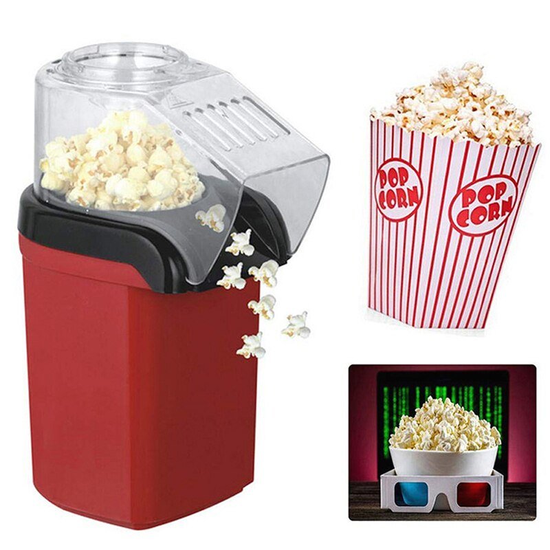 Automatic Popcorn Machine Mini Electric Popcorn Popper Oil Free