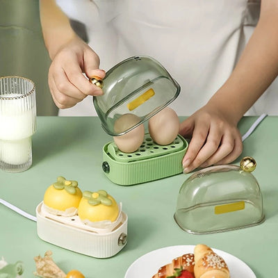 Rapid Egg Cooker Portable Mini Quick Heating Egg Boiler For Home