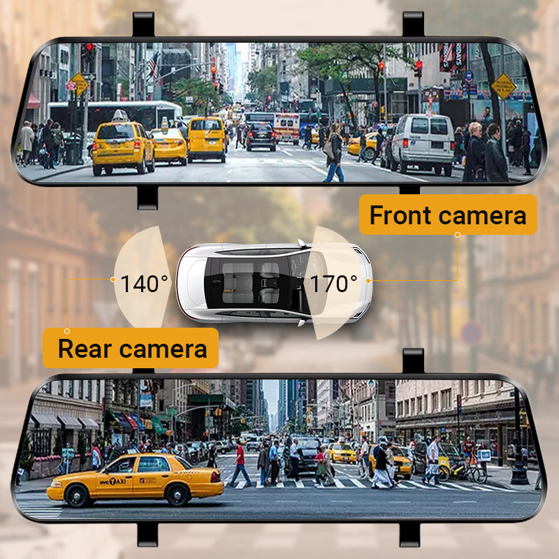 10 Inch HD Touch Screen Car Recorder With Multi-function Display