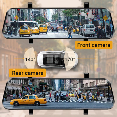 10 Inch HD Touch Screen Car Recorder With Multi-function Display