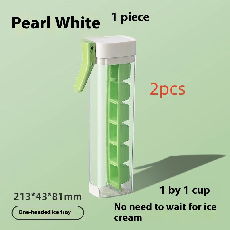 Ice Cube Mold Food Grade Tray With Storage Box Kitchen Tool