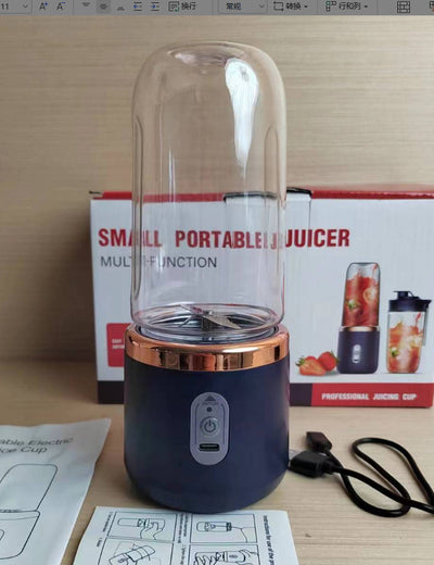 6blade Portable Blender USB Charging Mini Juicer Smoothie Mixer