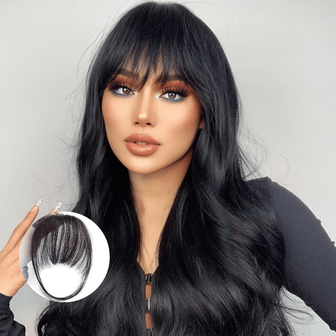 Clip In Bangs Hair Extensions Easy Stylish Natural Look