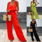 Women's Sleeveless Wide Leg Jumpsuit Elegant Casual Summer Outfit