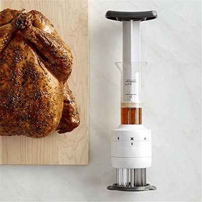 2-in-1 Meat Tenderizer And Marinade Injector Tool