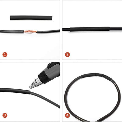Heat Shrink Tubing Insulation Sleeve Kit Box Set