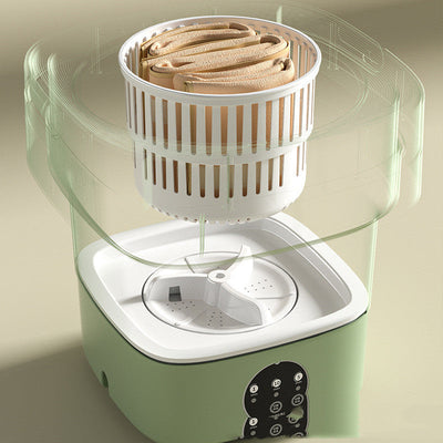 Portable Folding Washing Machine Compact Lightweight Travel Laundry Washer