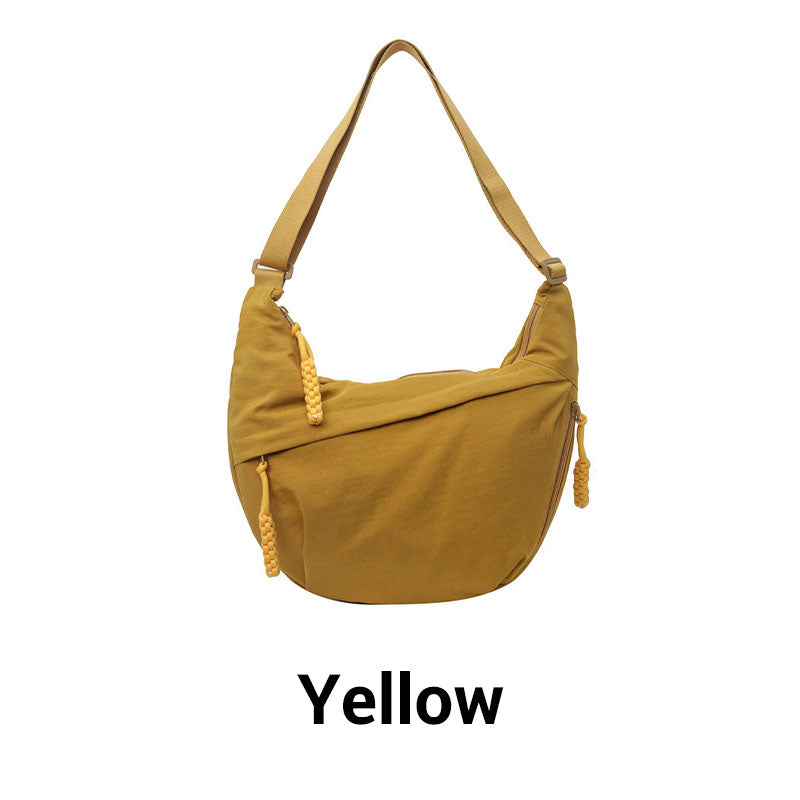 Unisex Large Capacity Crossbody Bag Spacious Durable Everyday Use