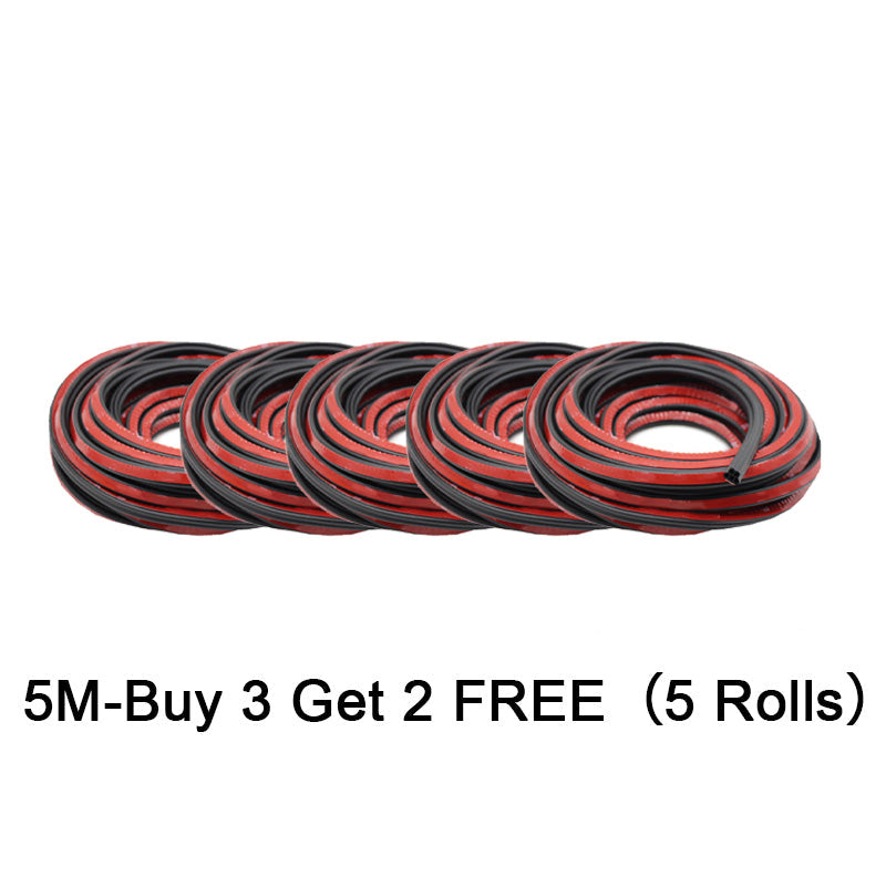 Car Noise Reduction Seal Strip Rubber Dust Proof Weatherproof