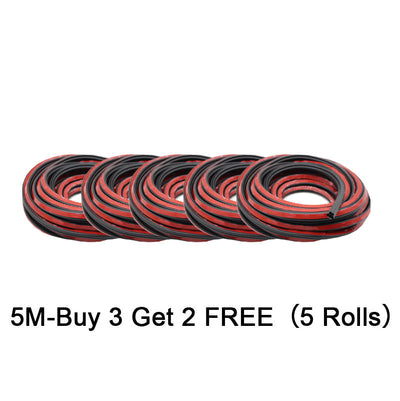 Car Noise Reduction Seal Strip Rubber Dust Proof Weatherproof