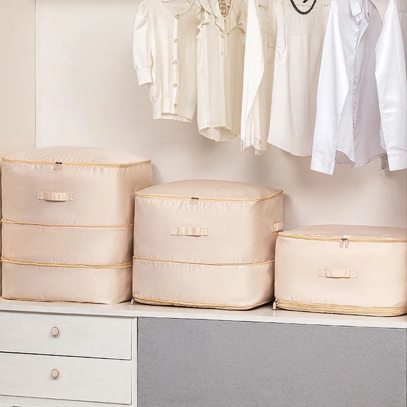 Large Capacity Compressive Duvet Storage Bag For Bedding Organization