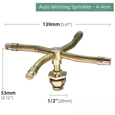 Automatic Rotating Sprinkler For Efficient Garden Lawn Watering