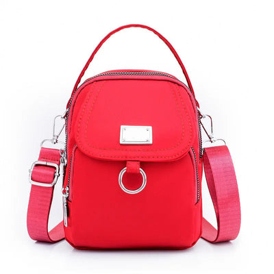 Large Capacity Shoulder Bag With Multi-layer Spacious Design