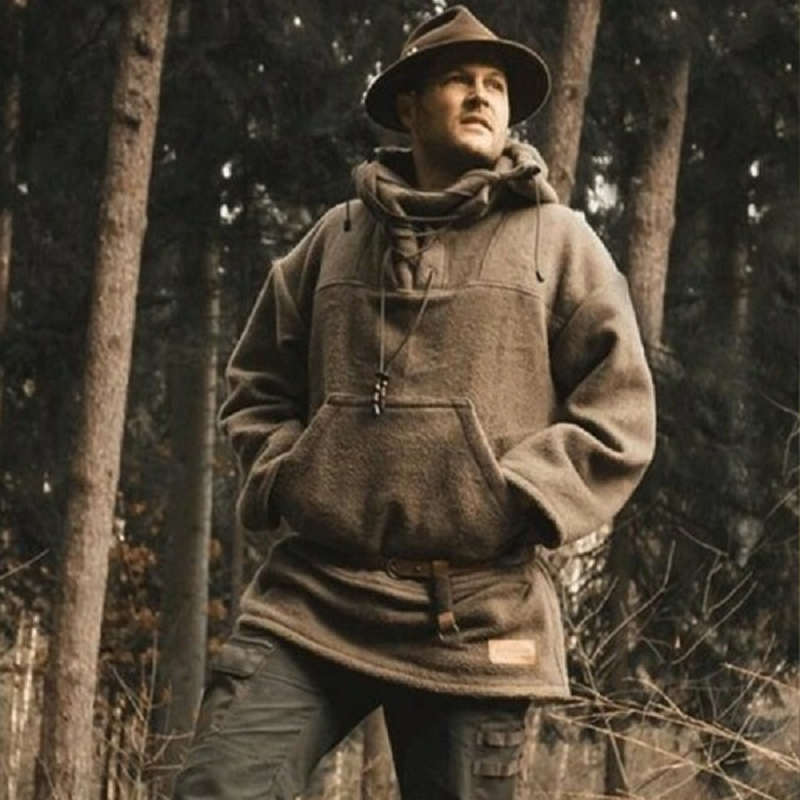 Men's Heavy Winter Coat Warm Outdoor Jacket For Cold Weather