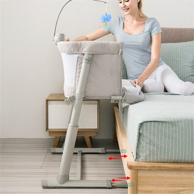 Adjustable Bedside Baby Bassinet For Safe Newborn Sleep