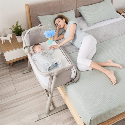 Adjustable Bedside Baby Bassinet For Safe Newborn Sleep
