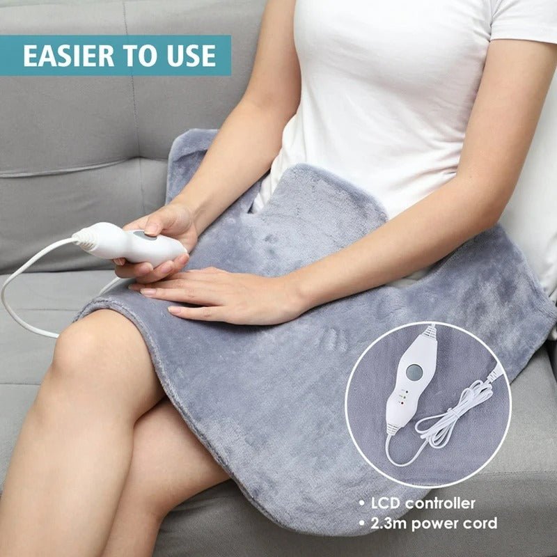 Electric Heating Therapy Pad For Back Neck And Shoulder Pain Relief