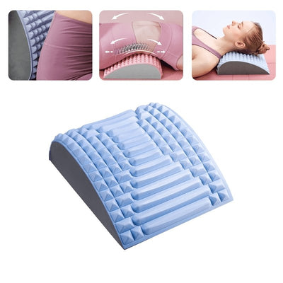 Back Stretcher Pillow For Lumbar Support And Pain Relief Therapy