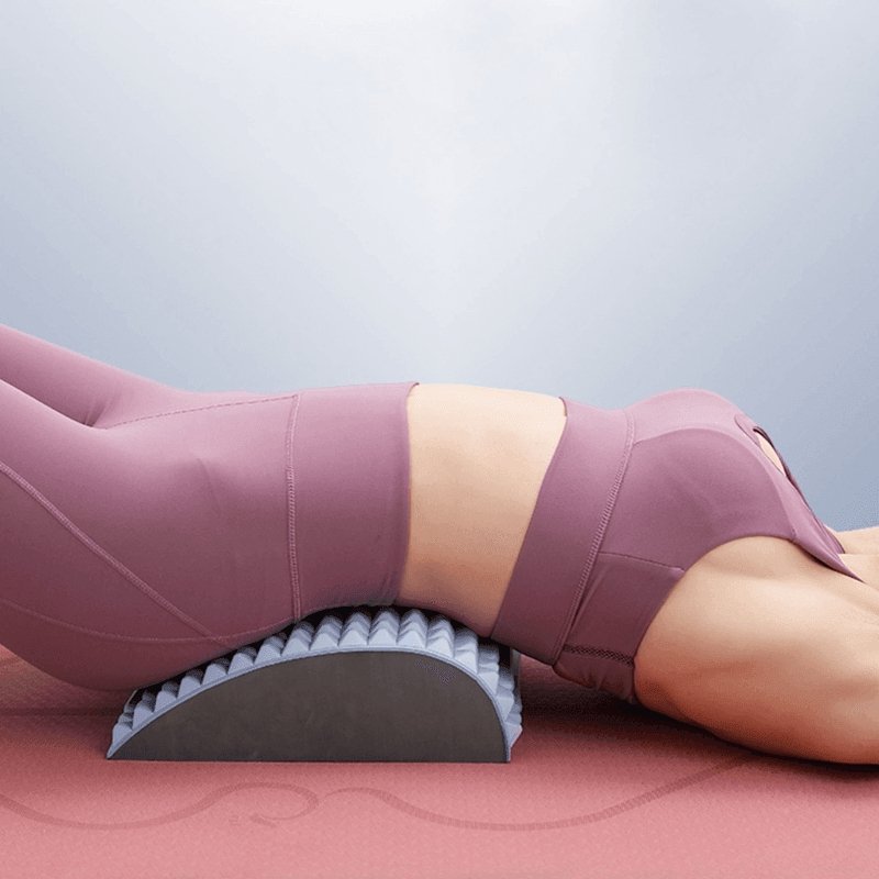 Back Stretcher Pillow For Lumbar Support And Pain Relief Therapy