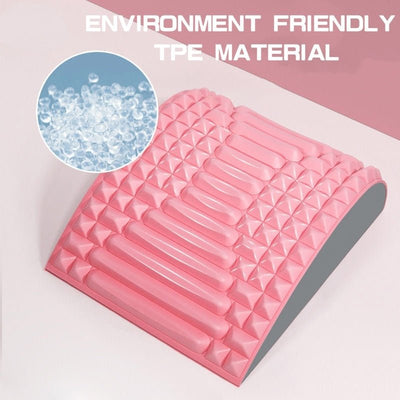 Back Stretcher Pillow For Lumbar Support And Pain Relief Therapy