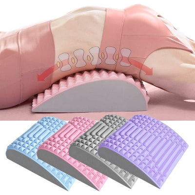 Back Stretcher Pillow For Lumbar Support And Pain Relief Therapy