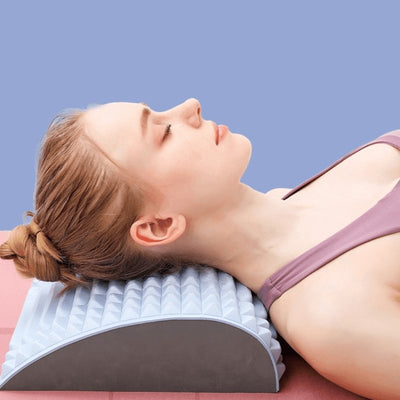 Back Stretcher Pillow For Lumbar Support And Pain Relief Therapy