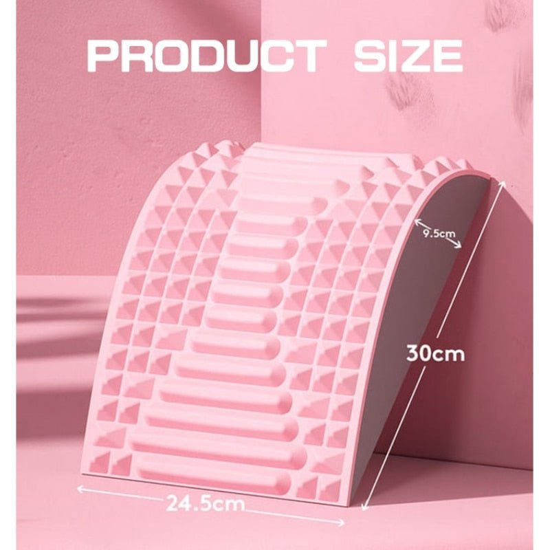 Back Stretcher Pillow For Lumbar Support And Pain Relief Therapy