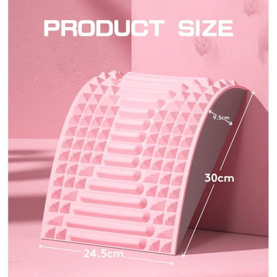 Back Stretcher Pillow For Lumbar Support And Pain Relief Therapy