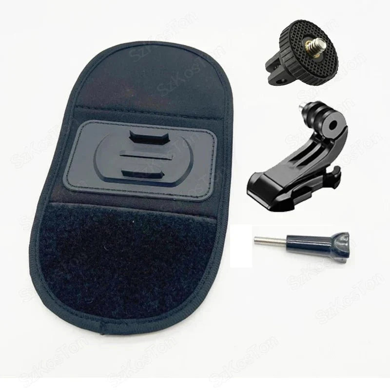 Backpack Strap Mount Adjustable 360 Degree Rotating Action Camera Holder