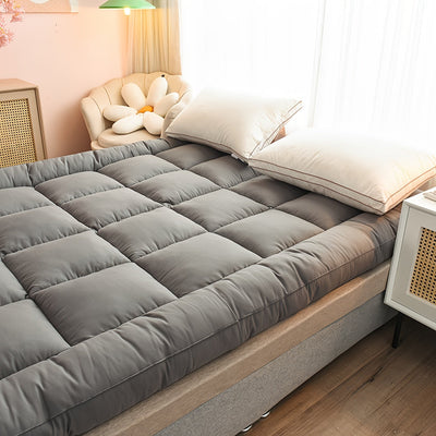 Bamboo Mattress Topper Charcoal Infused Soft Cooling Comfort Layer