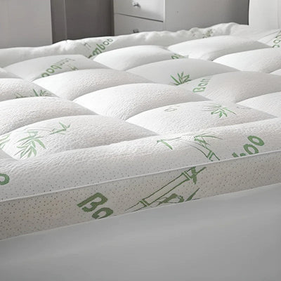 Bamboo Mattress Topper Soft Cooling Comfort And Support Layer