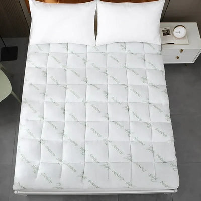 Bamboo Mattress Topper Soft Cooling Comfort And Support Layer