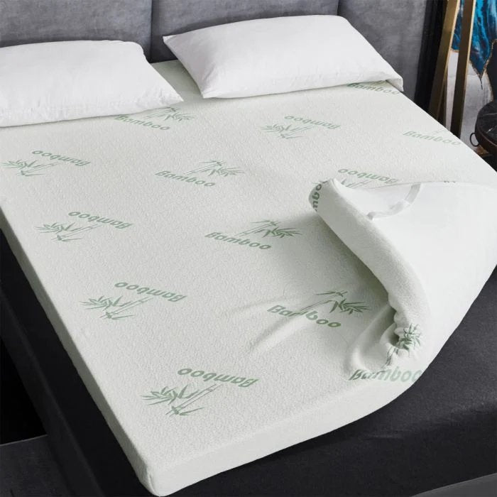 Bamboo Memory Foam Mattress Topper For Comfortable Sleep Support