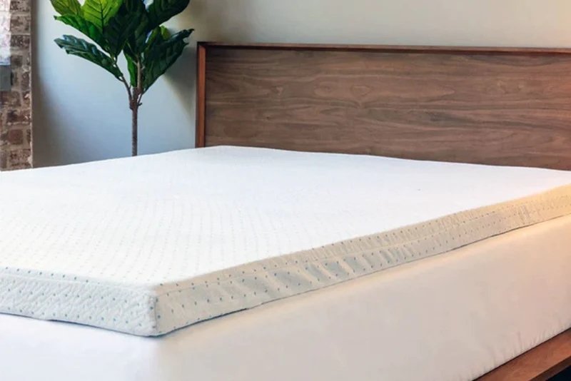 Bamboo Memory Foam Mattress Topper For Comfortable Sleep Support