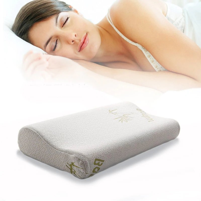 Bamboo Memory Pillow For Neck Support And Comfortable Sleep