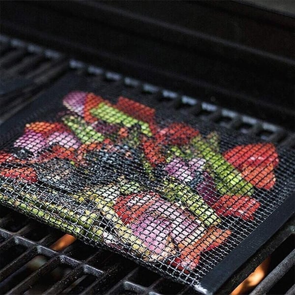 BBQ Mesh Grilling Bag Reusable Non Stick Cooking Grill Basket