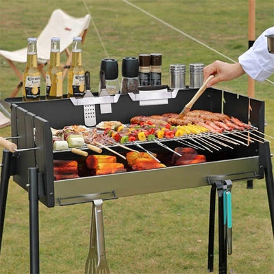 BBQ Spatula And Holder Set For Griddle Camping Outdoor Cooking