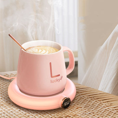 Coffee Mug Warmer With Adjustable Temperature Control And Auto Shutoff