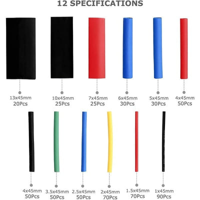 Heat Shrink Tubing Insulation Sleeve Kit Box Set