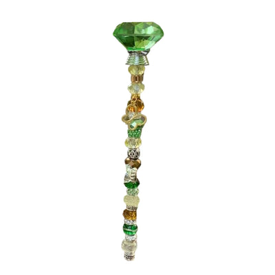 Beaded Christmas Garden Tree Stakes Decorative Outdoor Holiday Accents