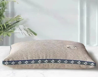 Buckwheat Hull Neck Pillow For Side And Back Sleepers Support