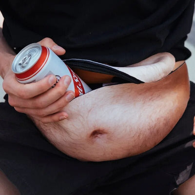 Belly Fanny Pack Waist Bag Funny Dad Bod Beer Belly Design