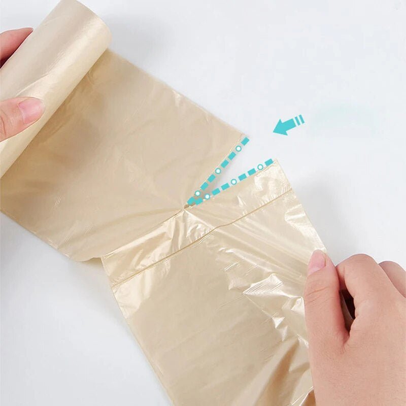 Biodegradable Cornstarch Trash Bags For Kitchen And Toilet Cleaning