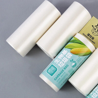 Biodegradable Cornstarch Trash Bags For Kitchen And Toilet Cleaning