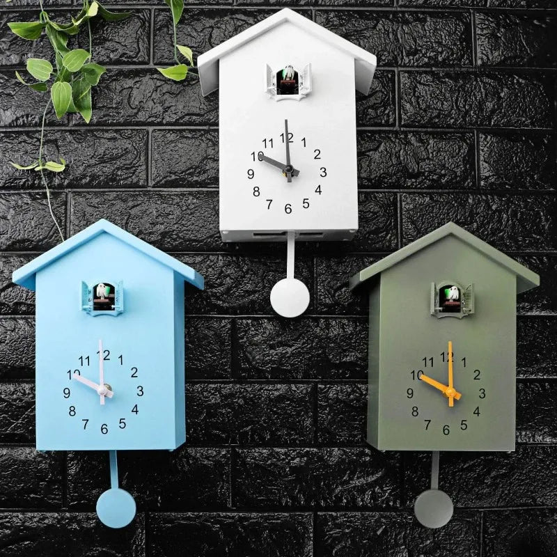 Bird Cuckoo Quartz Wall Clock Elegant Design For Home And Office