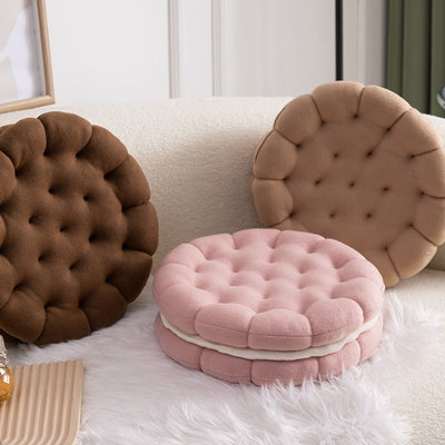 Cookie Pillow Sofa Seat Cushion Portable Soft Comfortable Cushion For Sofa