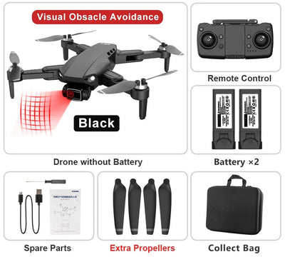 RC Drone With 8K Camera GPS 5G Dual Lens 2-Axis Gimbal
